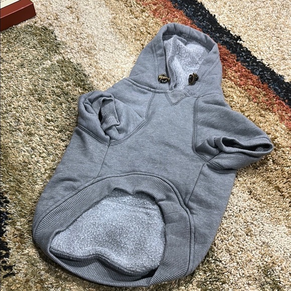 Reddy Dog Hoodie Memories are Made Together Gray Dog Sweater Large NWOT - Picture 5 of 11